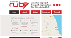 Desktop Screenshot of chicagoruby.org